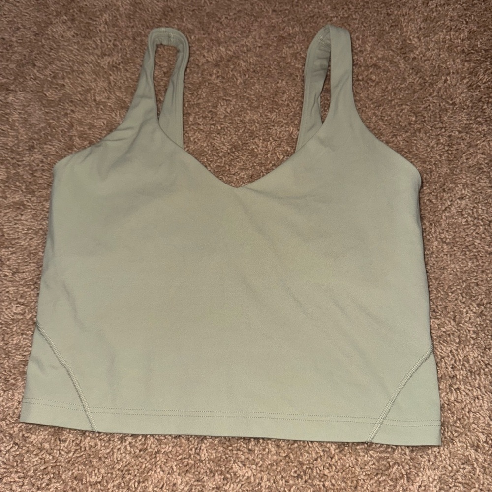 lululemon athletica Sage Green Tank Top